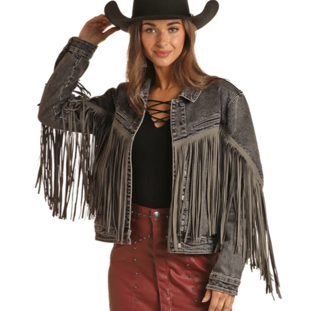 Rock & Roll Cowgirl fringe jacket